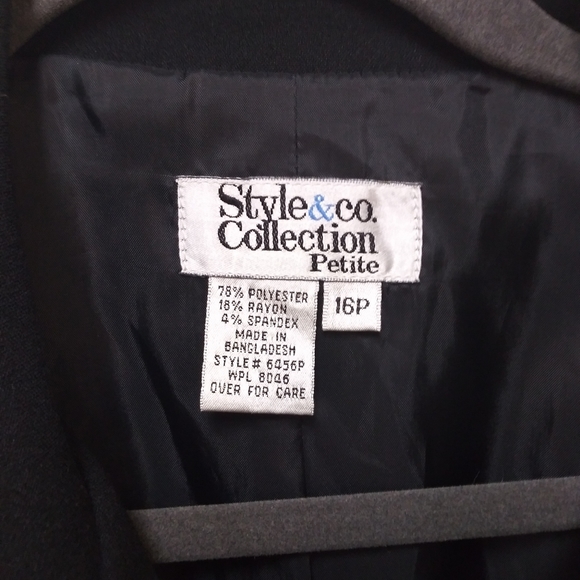NEW Style & Co. Zip-Up Blazer Jacket - Picture 2 of 4